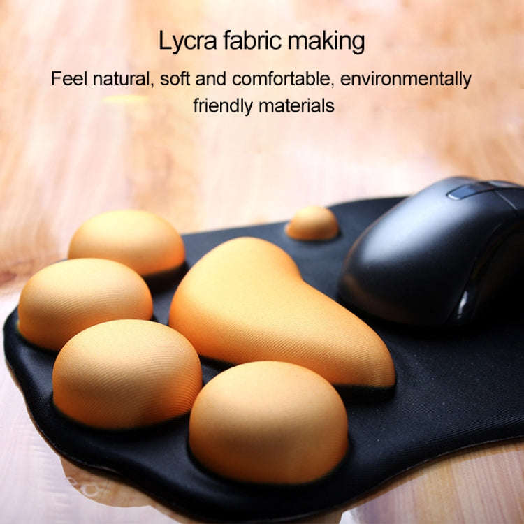 MONTIAN Cat Claw Shape Slow Soft Bracer Non-slip Silicone Mouse Pad (Green)