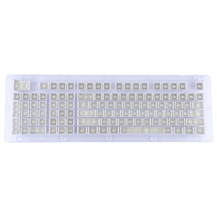 ABS Translucent Keycaps, OEM Highly Mechanical Keyboard, Universal Game Keyboard (White)