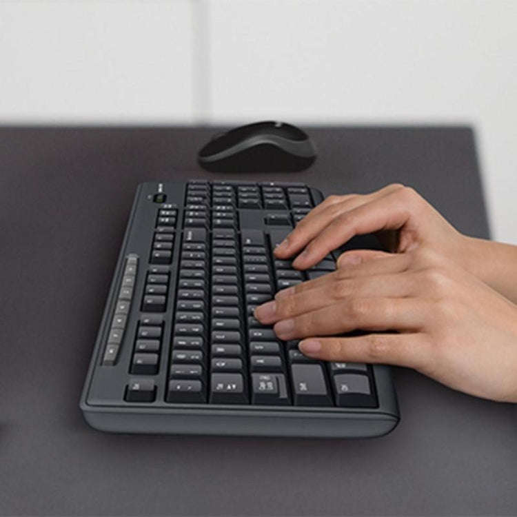 Logitech MK270 2.4GHz Wireless Keyboard + Mouse Set(Black)