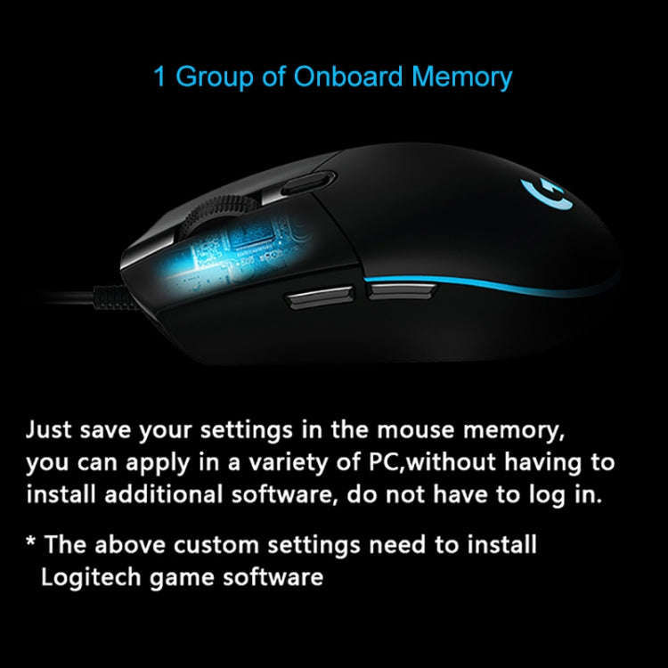 Logitech G102 6-keys RGB Glowing 6000DPI Five-speed Adjustable Wired Optical Gaming Mouse, Length...