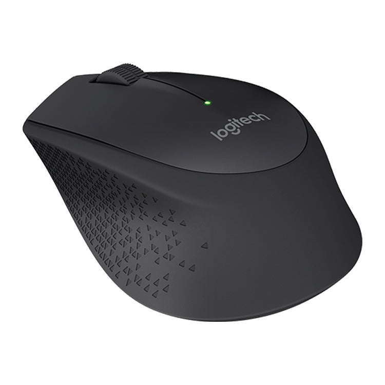 Logitech M280 2.4GHz 3-keys 1000DPI Wireless Optical Mouse, Wireless Range: 10m(Black)