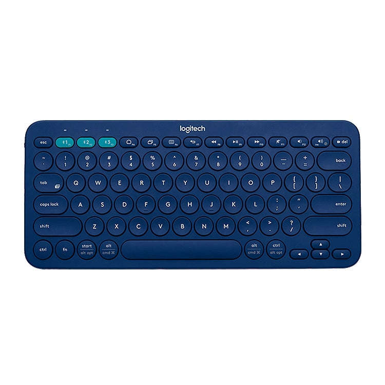 Logitech K380 Portable Multi-Device Wireless Bluetooth Keyboard (Blue)
