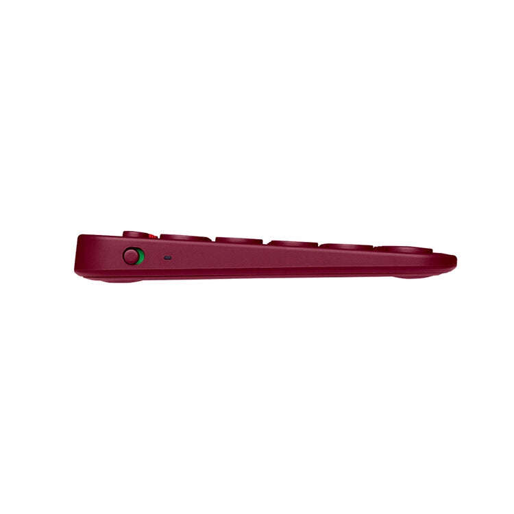 Logitech K380 Portable Multi-Device Wireless Bluetooth Keyboard (Red)
