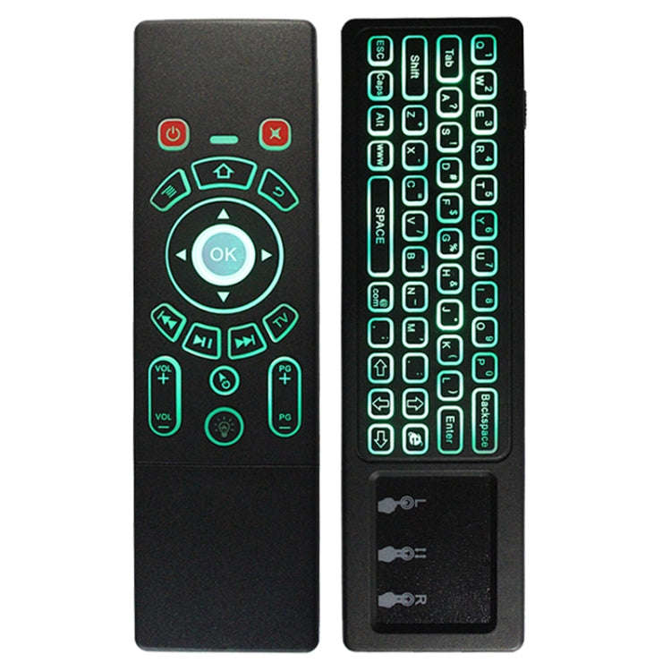T6 Colorful Light Version Air Mouse 2.4GHz Wireless Keyboard Remote Controller with Touchpad & IR...