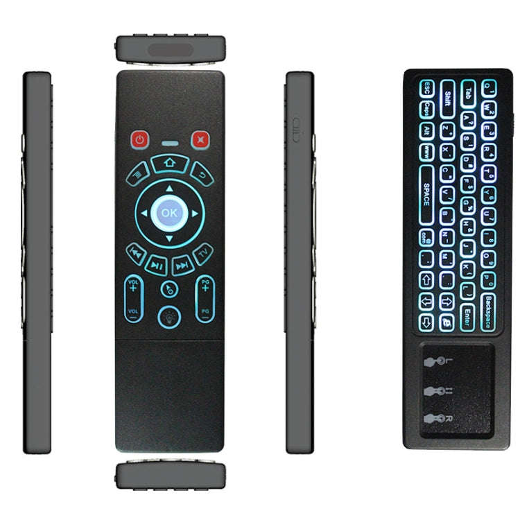 T6 Colorful Light Version Air Mouse 2.4GHz Wireless Keyboard Remote Controller with Touchpad & IR...