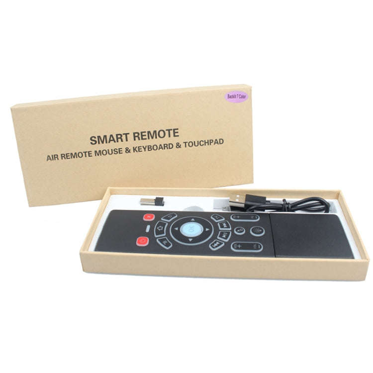 T6 Colorful Light Version Air Mouse 2.4GHz Wireless Keyboard Remote Controller with Touchpad & IR...