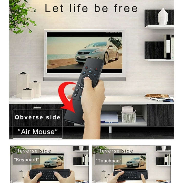 T6 Colorful Light Version Air Mouse 2.4GHz Wireless Keyboard Remote Controller with Touchpad & IR...