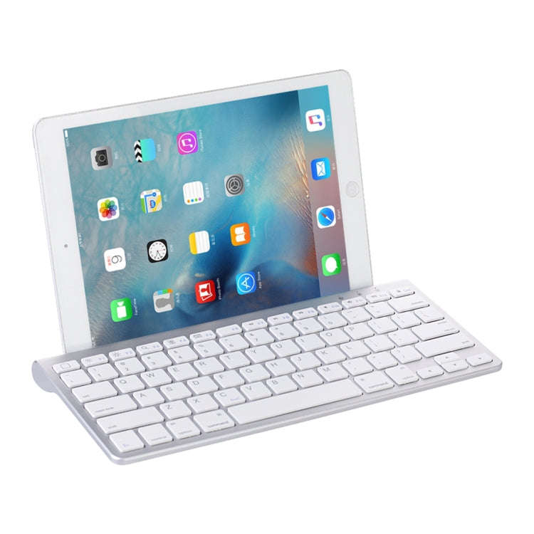 MC Saite 460BT 78 Keys Ultra-thin Mini Wireless Bluetooth Keyboard, Built-in Holder, Support Andr...