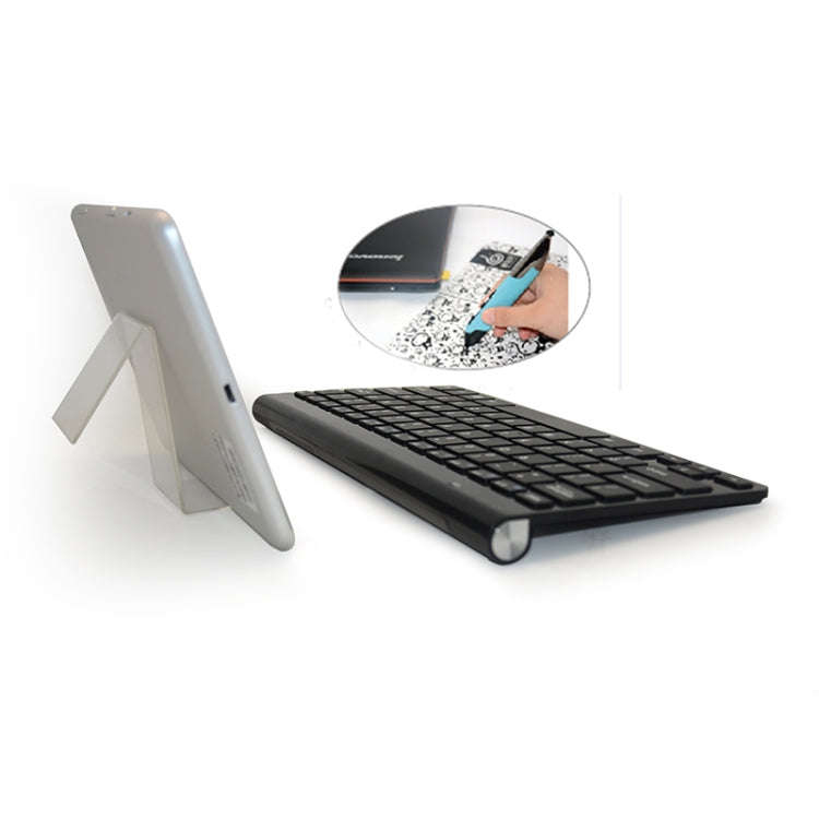 KM-909 2.4GHz Smart Stylus Pen Wireless Optical Mouse + Wireless Keyboard Set(Black)