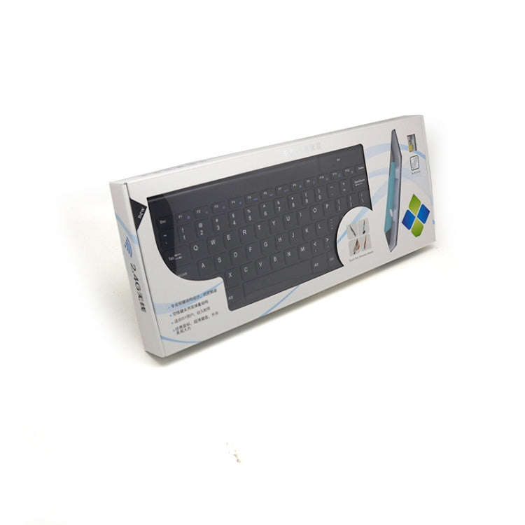 KM-909 2.4GHz Smart Stylus Pen Wireless Optical Mouse + Wireless Keyboard Set(Black)
