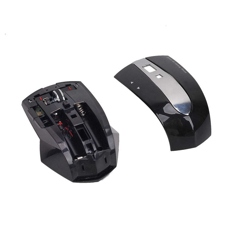 MZ-011 2.4GHz 1600DPI Wireless Rechargeable Optical Mouse with HUB Function(Blue)