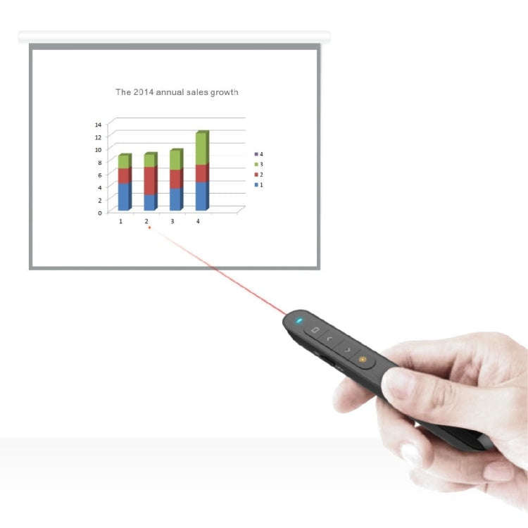 DSIT001 2.4GHz Updated Version Powerpoint Presentation Remote Control Multi-functional Laser Poin...