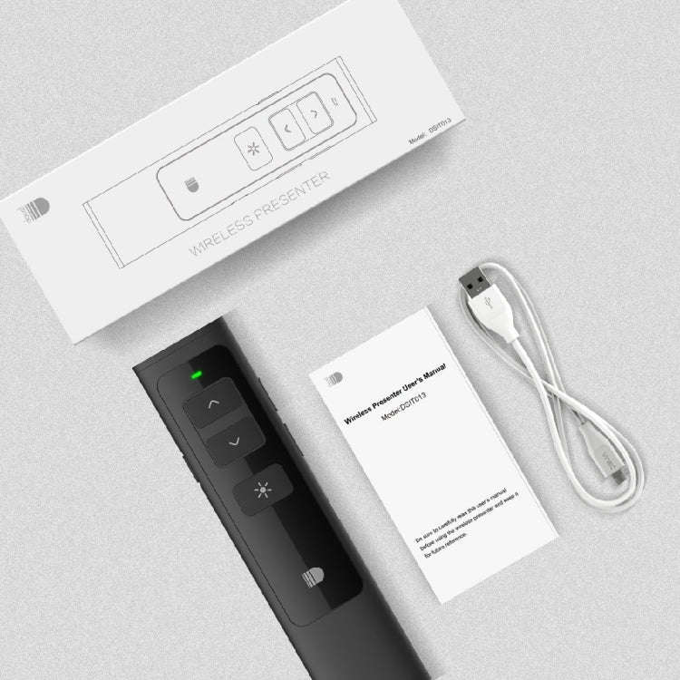 Doosl DSIT013 2.4GHz Rechargeable PowerPoint Presentation Remote Control Multi-functional Laser P...