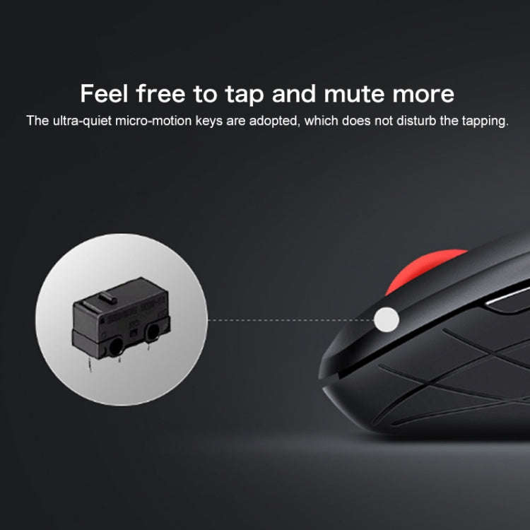 Lenovo ThinkLife Dual Mode Mute Wireless Bluetooth Mouse (Black)