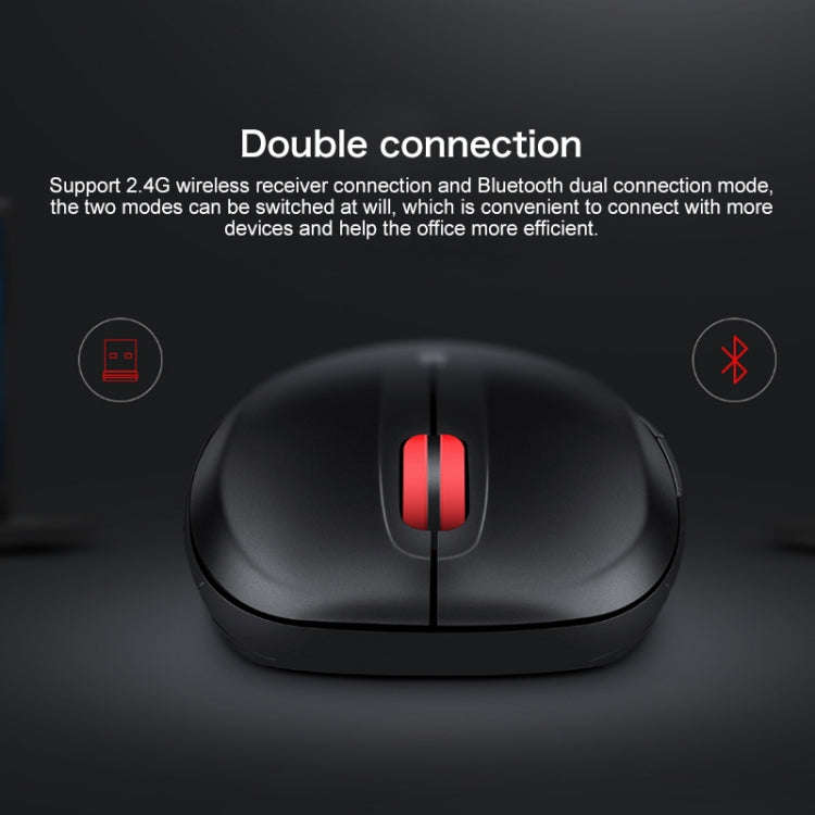 Lenovo ThinkLife Dual Mode Mute Wireless Bluetooth Mouse (Black)