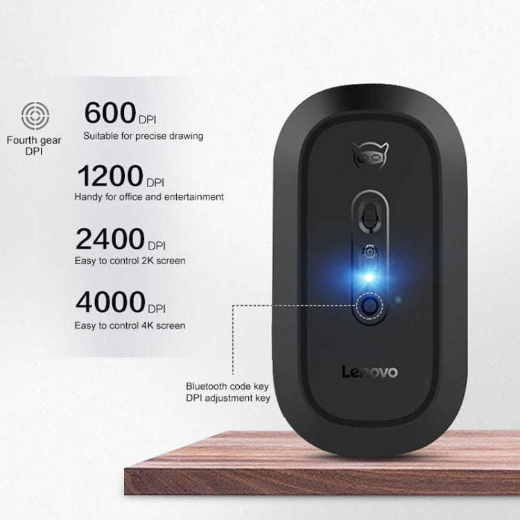 Lenovo Bluetooth 4.0 Dual Mode Wireless Bluetooth Mouse for Xiaoxin Air (Grey)
