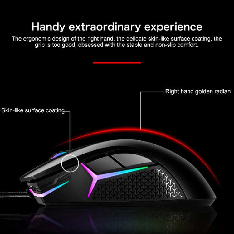 Lenovo HEADSHOT Gaming Engine Game Wired Mouse (Black)