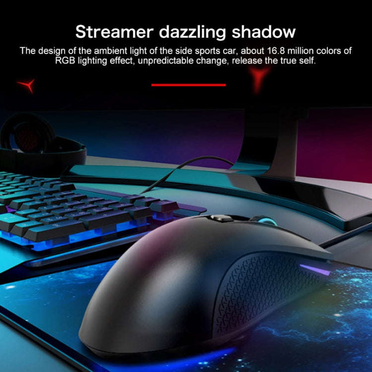 Lenovo HEADSHOT Gaming Engine Game Wired Mouse (Black)