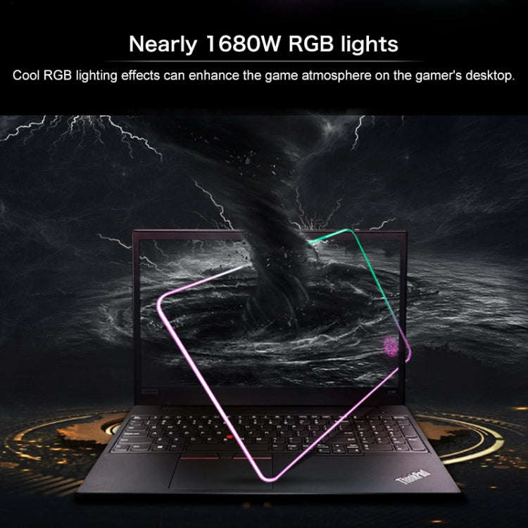 Lenovo Maya Light Game Service RGB Colorful Mouse Pad (Black)