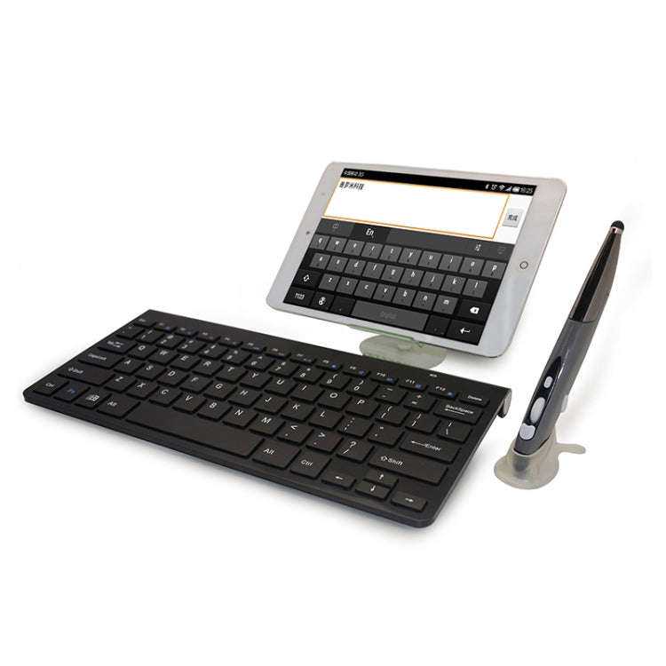 KM-909 2.4GHz Wireless Multimedia Keyboard + Wireless Optical Pen Mouse with USB Receiver Set for...