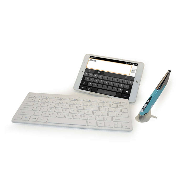 KM-909 2.4GHz Wireless Multimedia Keyboard + Wireless Optical Pen Mouse with USB Receiver Set for...
