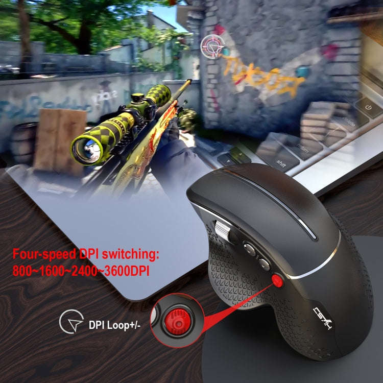 HXSJ T32 Ergonomic Design 2.4G Wireless Vertical Mouse