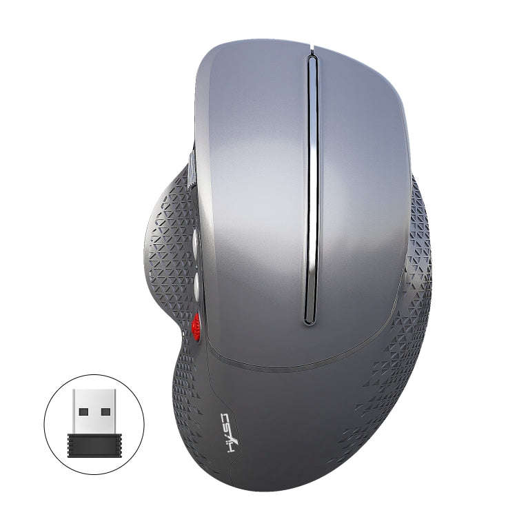 HXSJ T32 Ergonomic Design 2.4G Wireless Vertical Mouse(Silver)