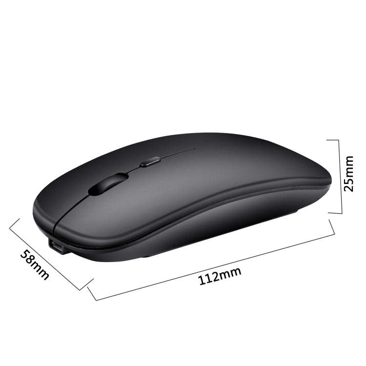 HXSJ M80 2.4GHz Wireless 1600DPI Three-speed Adjustable Optical Mute Mouse (White)