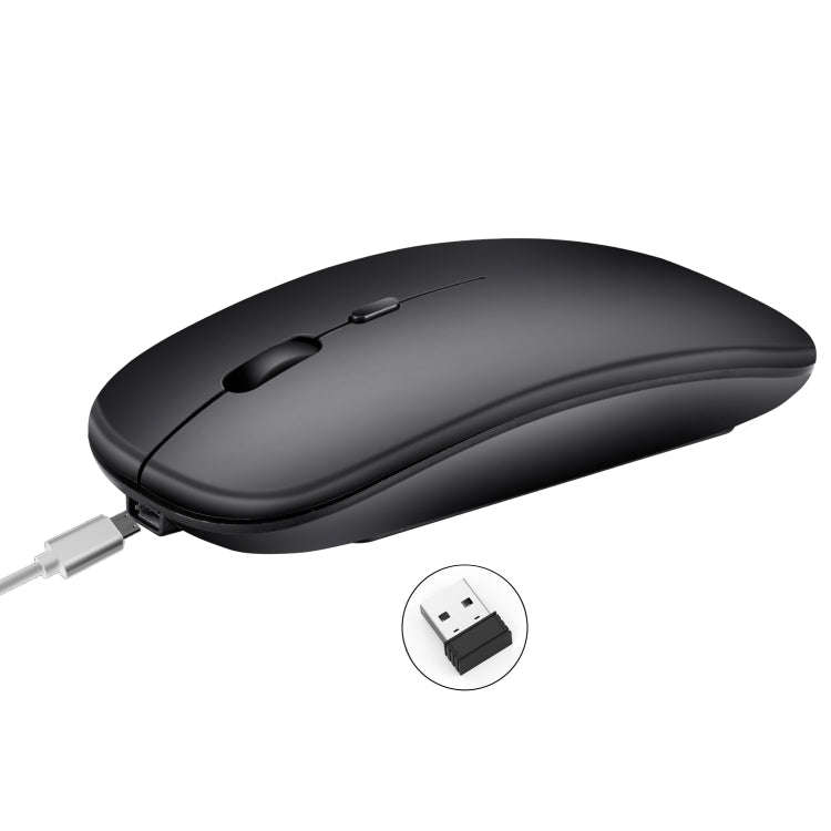 HXSJ M80 2.4GHz Wireless 1600DPI Three-speed Adjustable Optical Mute Mouse (White)