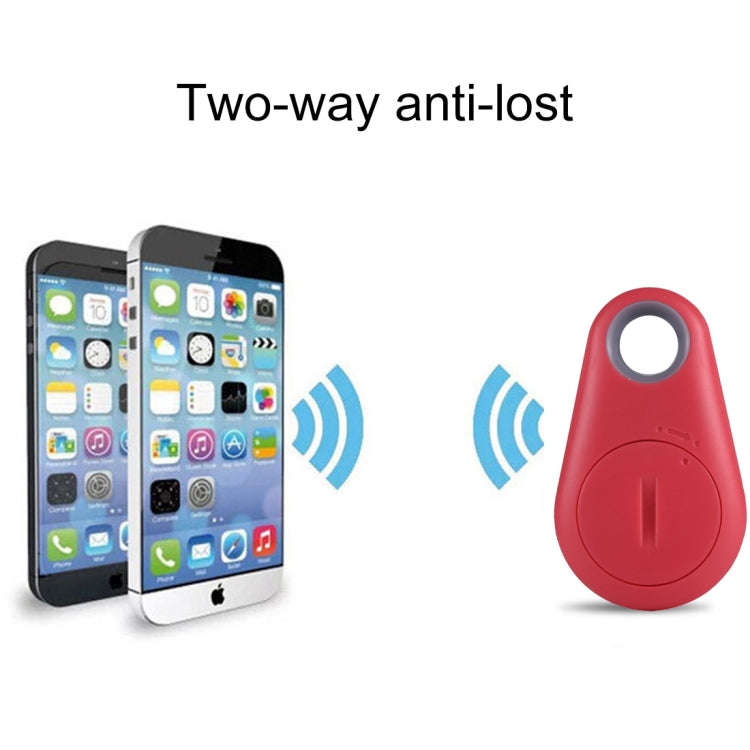 iTAG Smart Wireless Bluetooth V4.0 Tracker Finder Key Anti- lost Alarm Locator Tracker(Red)