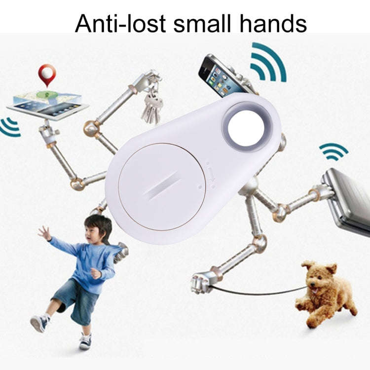 iTAG Smart Wireless Bluetooth V4.0 Tracker Finder Key Anti- lost Alarm Locator Tracker(White)