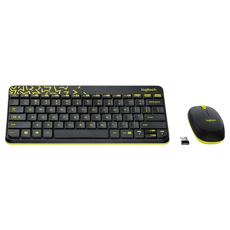 Logitech MK240 Nano Wireless Keyboard and Mouse Set(Black)