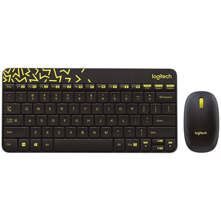 Logitech MK240 Nano Wireless Keyboard and Mouse Set(Black)
