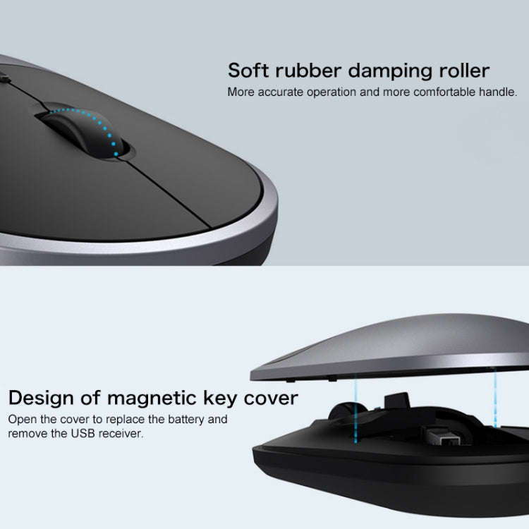 Original Xiaomi Portable Mouse 2 Optical Wireless Bluetooth 4.2 RF 2.4GHz 4000DPI Adjustable Dual...