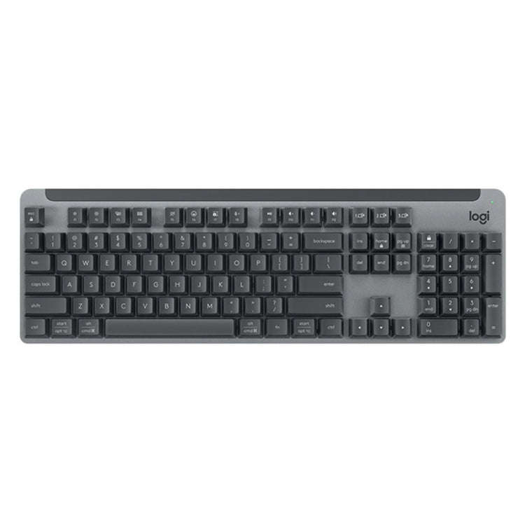Logitech K865 104 Keys Wireless Bluetooth Mechanical Keyboard, Red Shaft (Black)