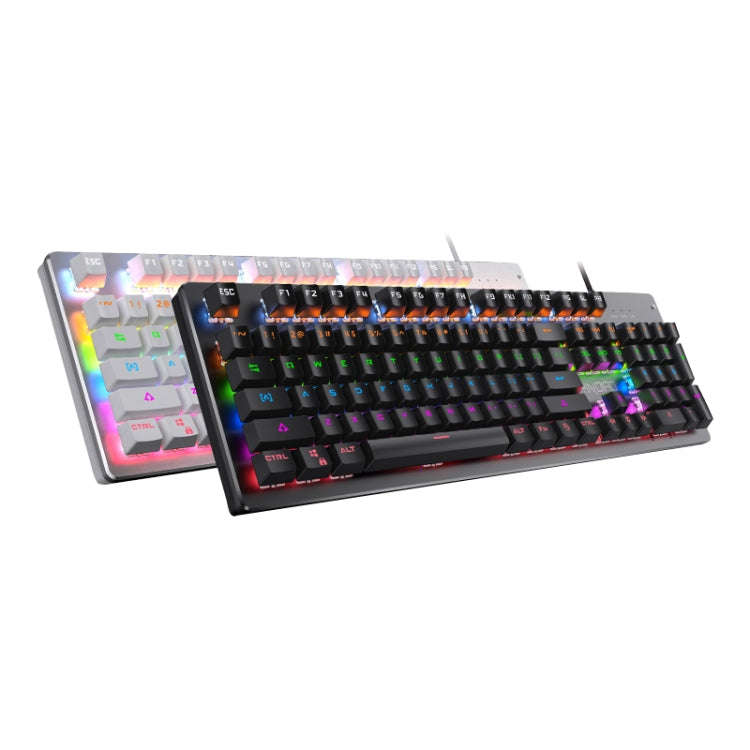 YINDIAO ZK-3 USB Mechanical Gaming Wired Keyboard, Black Shaft (Black)