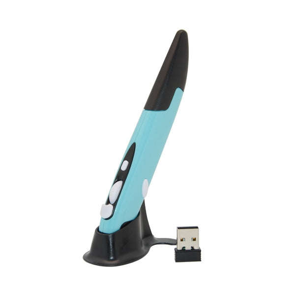 PR-03 2.4G USB Receiver Adjustable 1600 DPI Wireless Optical Pen Mouse for Computer PC Laptop Dra...