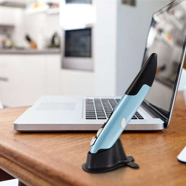 PR-03 2.4G USB Receiver Adjustable 1600 DPI Wireless Optical Pen Mouse for Computer PC Laptop Dra...