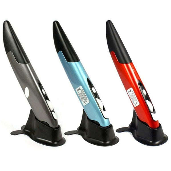 PR-03 2.4G USB Receiver Adjustable 1600 DPI Wireless Optical Pen Mouse for Computer PC Laptop Dra...