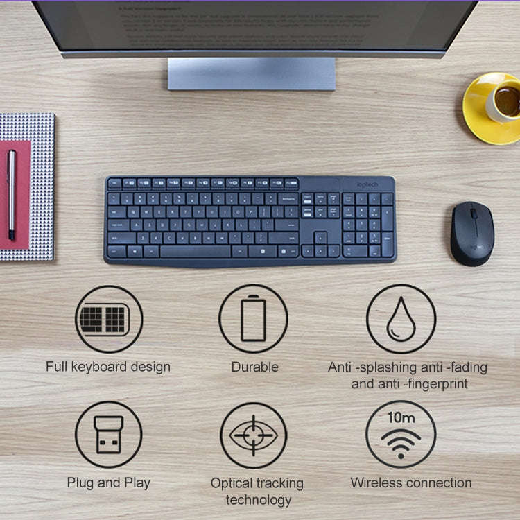 Logitech MK235 Wireless Keyboard Mouse Set