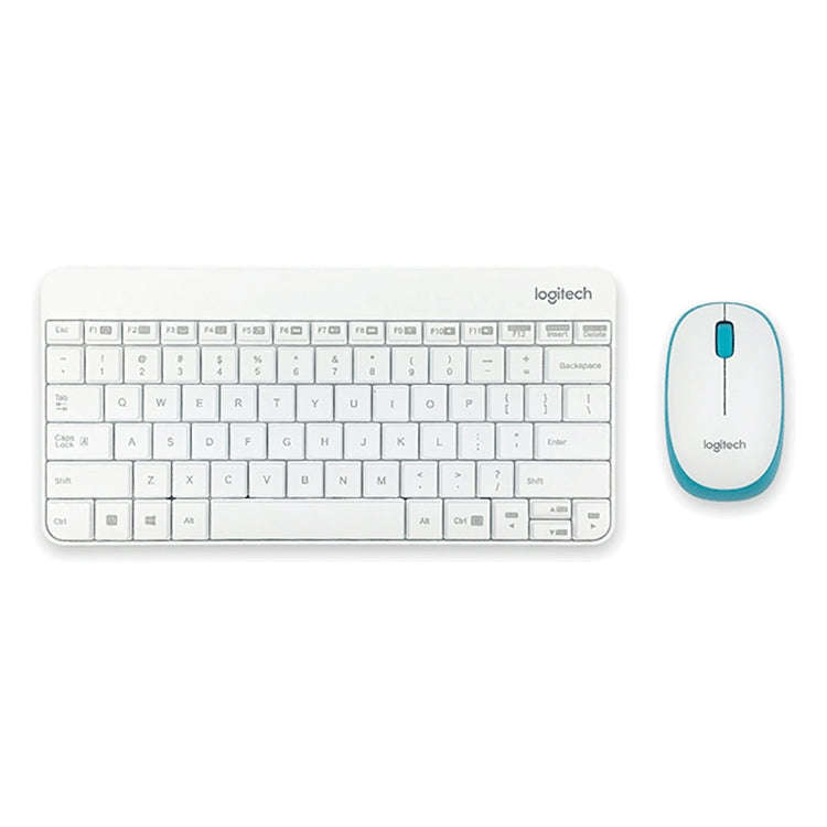 Logitech MK245 Nano Wireless Keyboard Mouse Set (White)