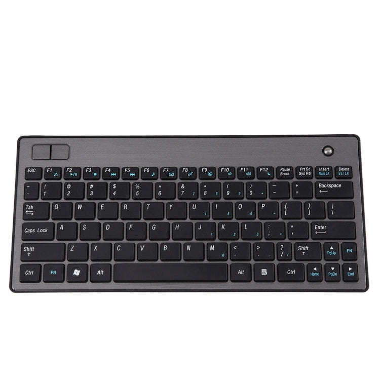 MC Saite Combo7126 Bluetooth 85 Keys Keyboard with Trackball for Windows / iOS / Android(Black)