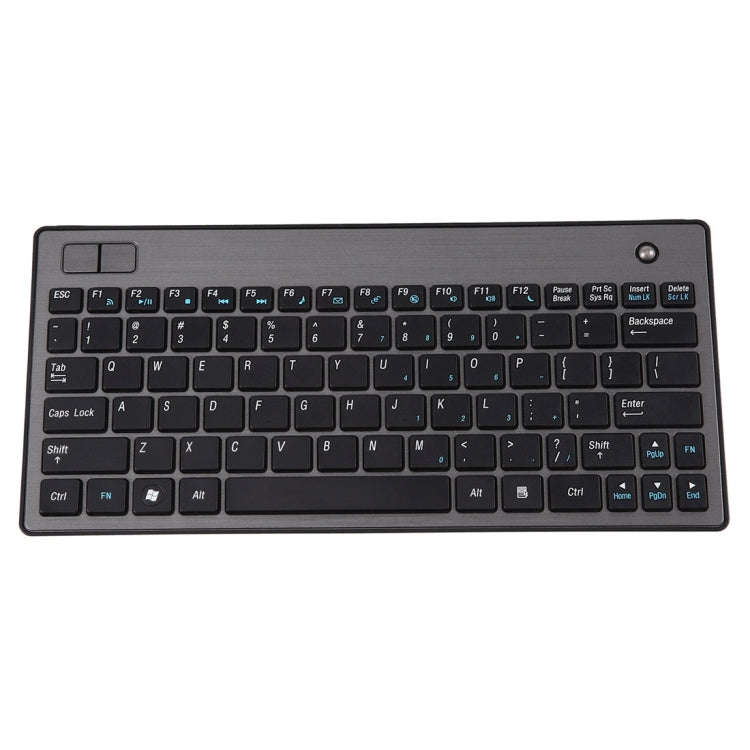 MC Saite Combo7126 Bluetooth 85 Keys Keyboard with Trackball for Windows / iOS / Android(Black)