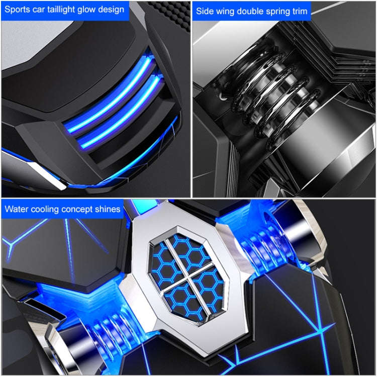 YINDIAO 3200DPI 4-modes Adjustable 7-keys RGB Light Wired Gaming Mechanical Mouse, Style: Silent ...