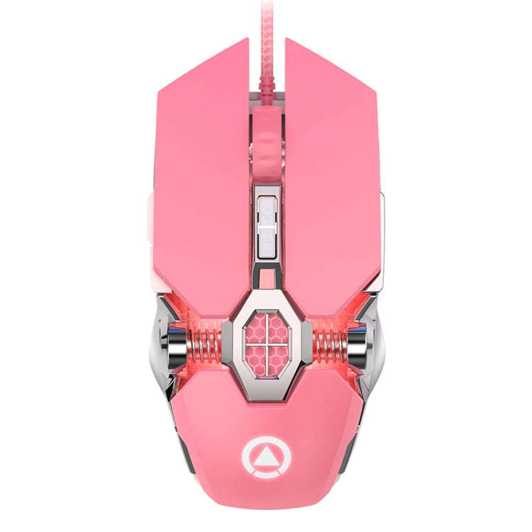 YINDIAO 3200DPI 4-modes Adjustable 7-keys RGB Light Wired Gaming Mechanical Mouse, Style: Audio V...
