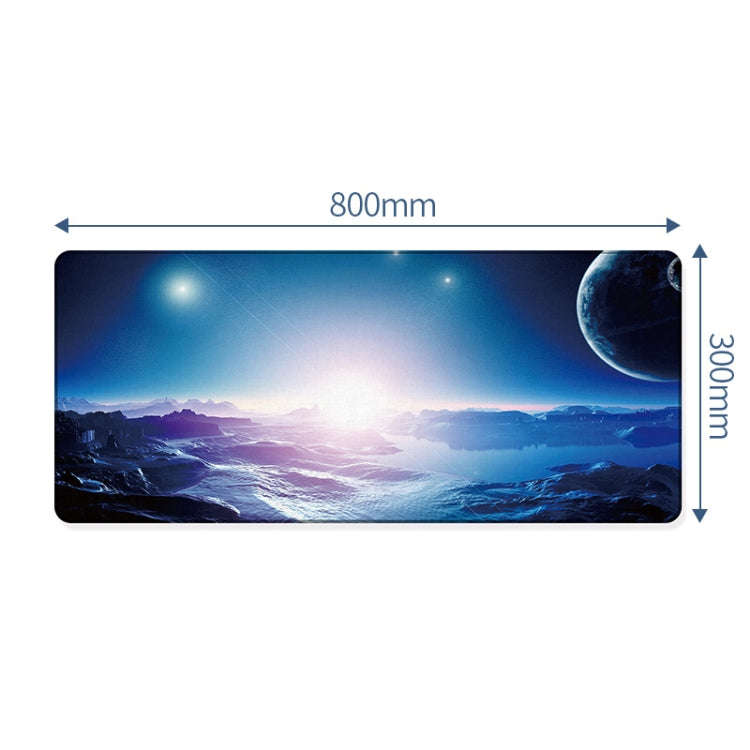 YINDIAO Large Rubber Mouse Pad Anti-skid Gaming Office Desk Pad Keyboard Mat, Size: 800x300mm (Un...