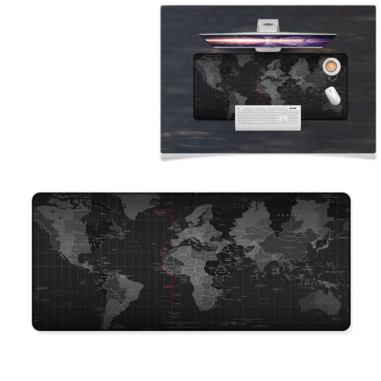 YINDIAO Large Rubber Mouse Pad Anti-skid Gaming Office Desk Pad Keyboard Mat, Size: 800x300mm (Wo...