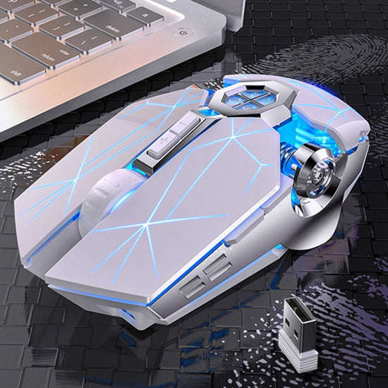 YINDIAO A7 2.4GHz 1600DPI 3-modes Adjustable 7-keys Rechargeable RGB Light Wireless Silent Gaming...