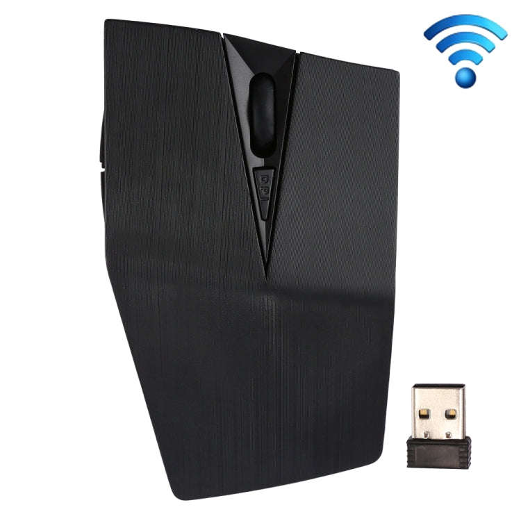 2.4GHz USB Receiver Adjustable 1200 DPI Wireless Optical Mouse for Computer PC Laptop (Black)