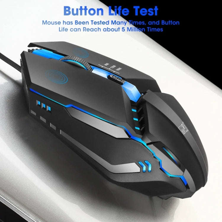 ZGB K3 USB RGB Streamer Wired Gaming Mouse(Black)